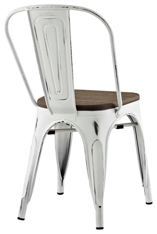 White Promenade Dining Side Chair Set of 2
