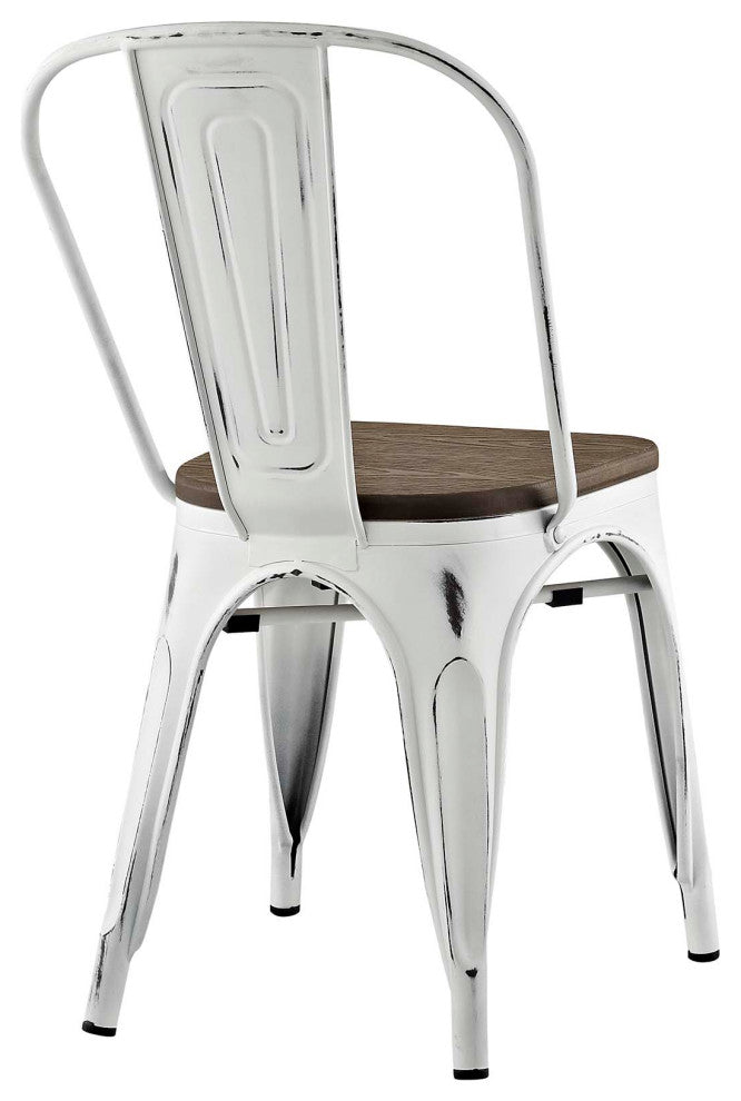 White Promenade Dining Side Chair Set of 2