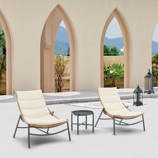 Manhattan Comfort 3-Piece Sunset Patio Conversation Set