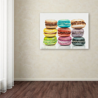 Jennifer Redstreake '9 Macarons' Canvas Art, 35x47