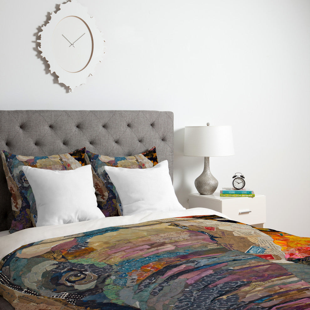 Deny Designs Elizabeth St Hilaire Nelson Elephant Duvet Cover - Lightweight