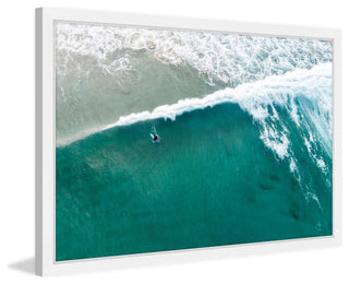 "Riding the Wave" Framed Painting Print, 45"x30"