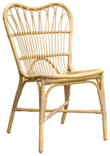 Margret Outdoor Dining Side Chair, Natural