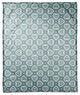 Heart Pattern in Blue Fleece Blanket