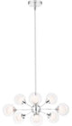 Quoizel PCSB5009C Nine Light Chandelier Spellbound Polished Chrome