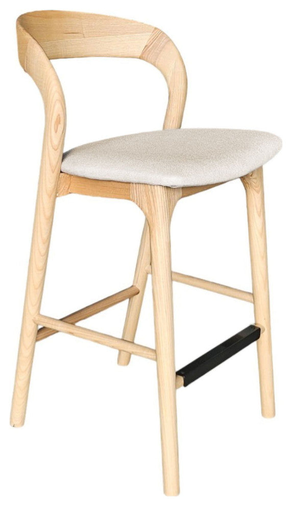 Rotondo 25" Counter Stool, Beige
