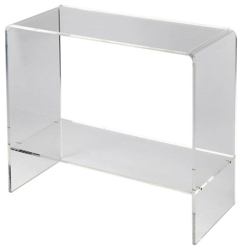 Contemporary Clear Acrylic Console Table