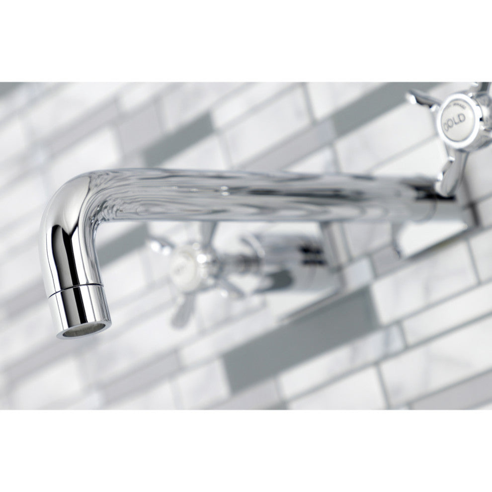 KS6021BEX Wall Mount Tub Faucet, Polished Chrome