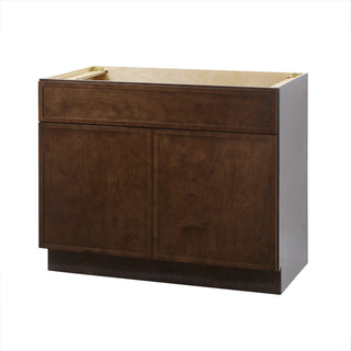 Vanity Art Birch Plywood Single Base Storage Cabinet, Brown, 39"