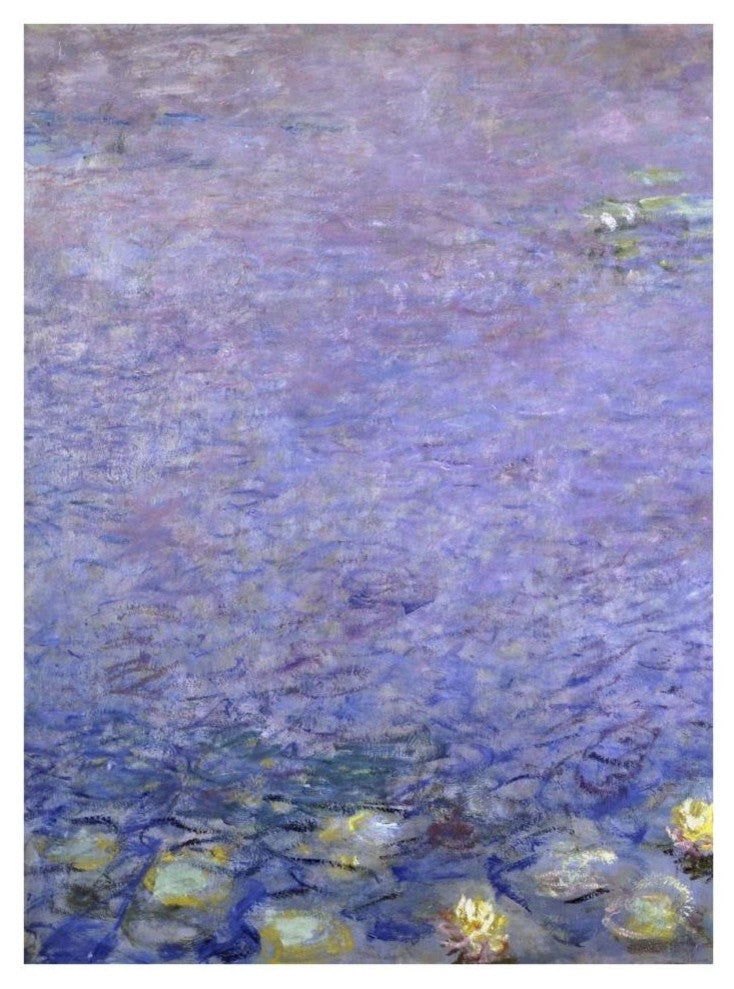 "Water Lilies: Morning, c. 1914-26 (left)" Paper Print by Claude Monet, 26"x34"