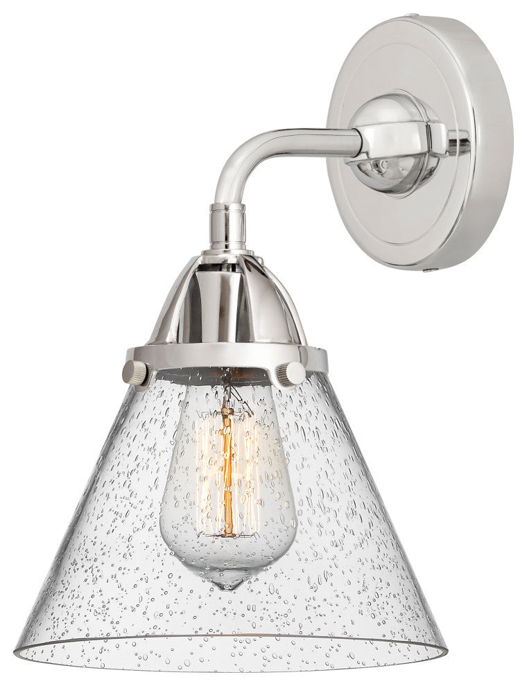 Large Cone Sconce, Polished Chrome, Seedy, Seedy