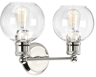 Hansford Collection 2-Light Bath and Vanity, Polished Nickel