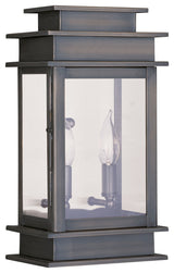 Princeton Outdoor Wall Lantern, Vintage Pewter