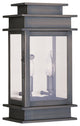Princeton Outdoor Wall Lantern, Vintage Pewter