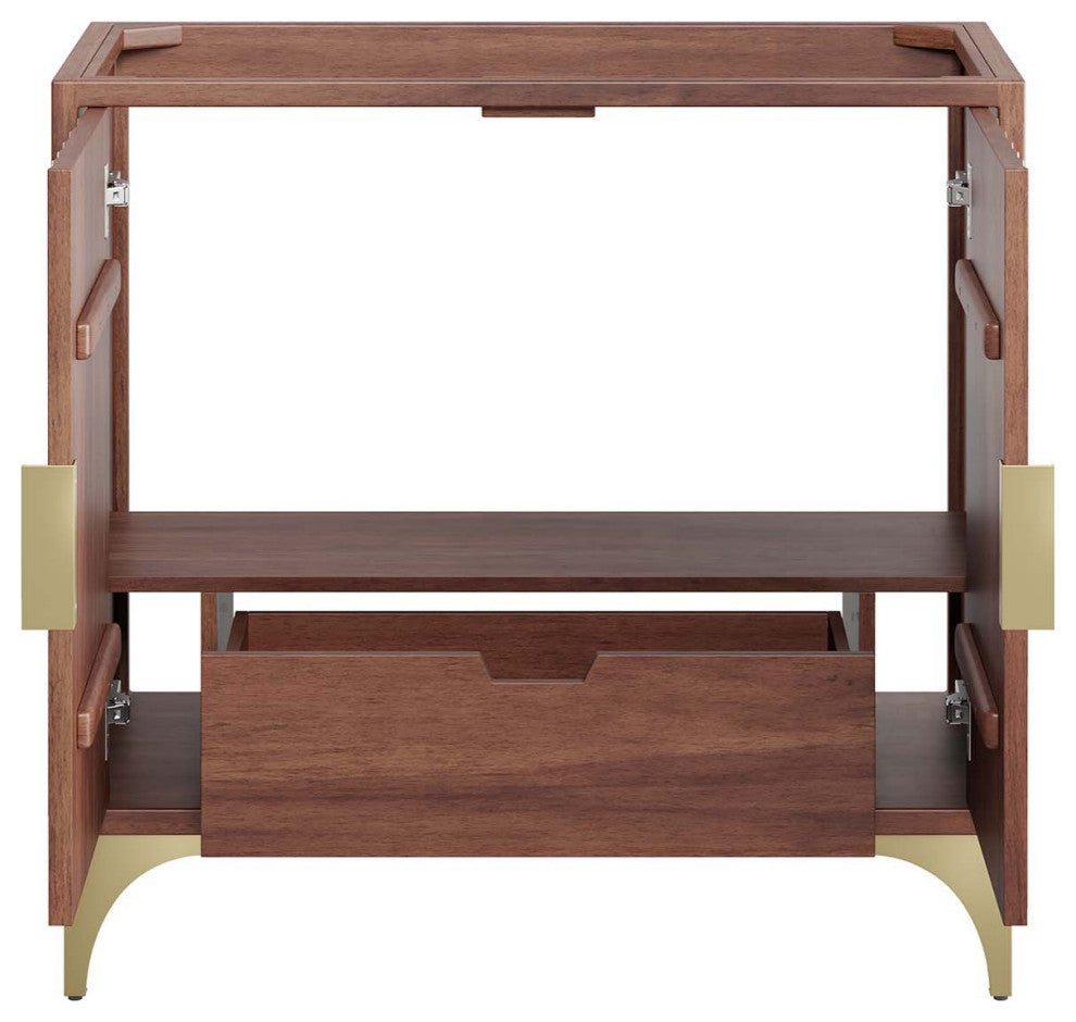 Daylight 36" Bathroom Vanity Cabinet, Walnut