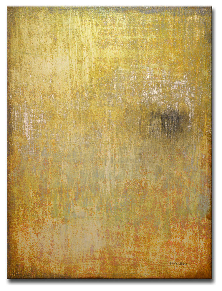 Ready2HangArt Abstract Canvas Art ''Moment in Time'' by Norman Wyatt, 40"x30"