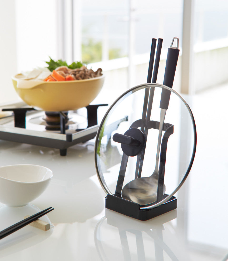 Tower Ladle & Lid Stand, Black