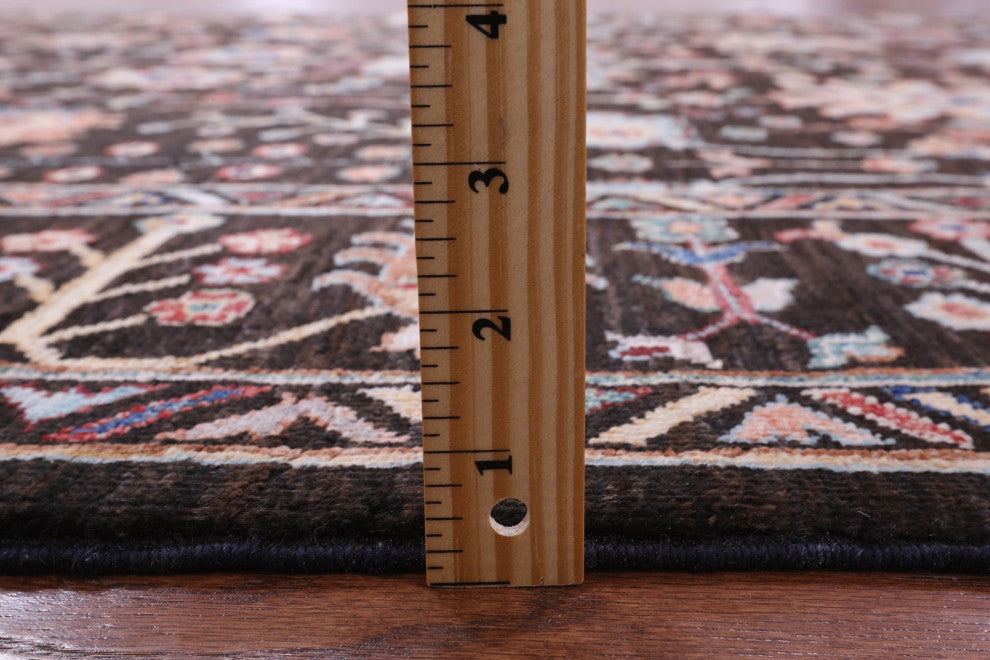 6' 4" X 8' 9" Persian Tabriz Hand Knotted Wool Rug Q10099