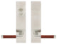 Cabernet Lever, Tubular Entry, Double Cylinder, Satin Stainless Steel