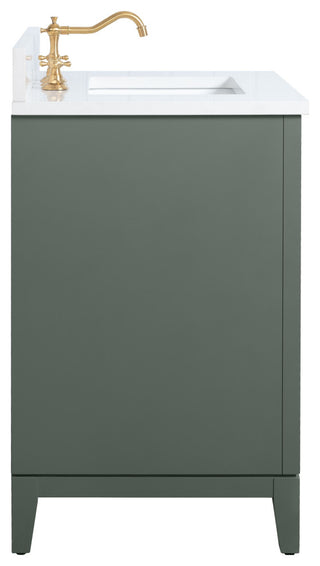 Vanity Art Bathroom Vanity With Sink, Vintage Green, 30" Single