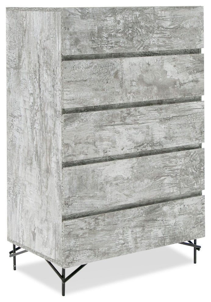 Nova Domus Aria Italian Modern Matte Gray Chest
