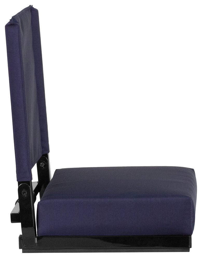 Folding Tables and Chairs, "Carletta" Portable Lounge Chair, Navy