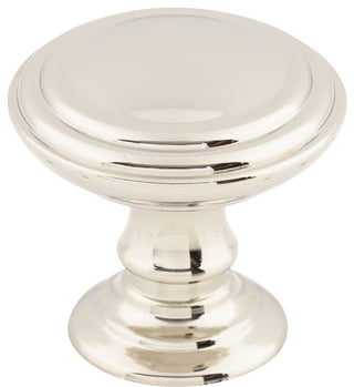 Top Knobs TK321 Reeded 1-1/2 Inch Mushroom Cabinet Knob - Polished Nickel