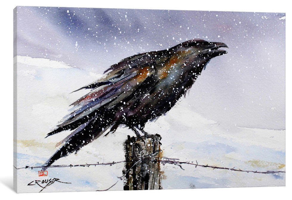 "Winter Herald" by Dean Crouser, 26x18x1.5