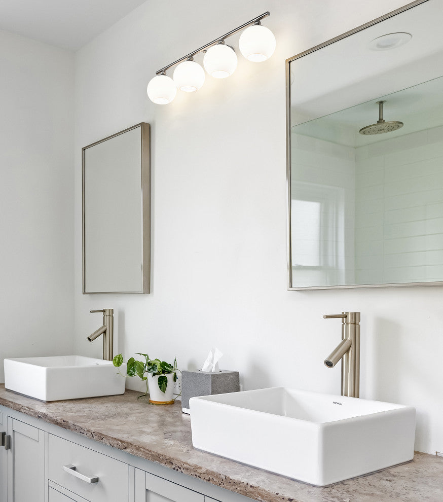 Z-LITE 4-Light Vanity, Brushed Nickel