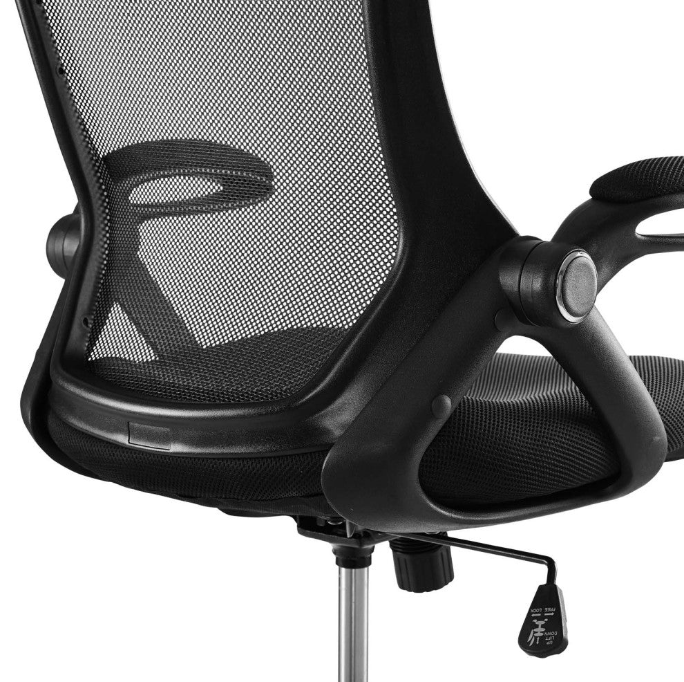 Assert Mesh Drafting Chair, Black