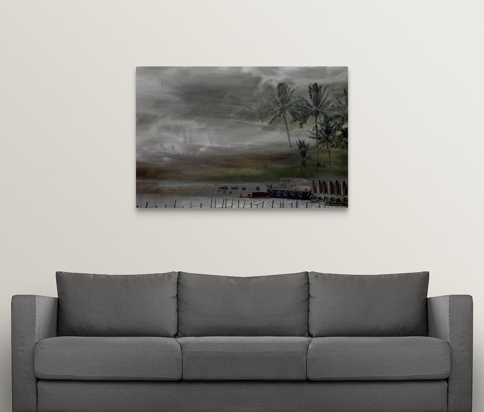 "Tropical Storm" Wrapped Canvas Art Print, 48"x32"x1.5"