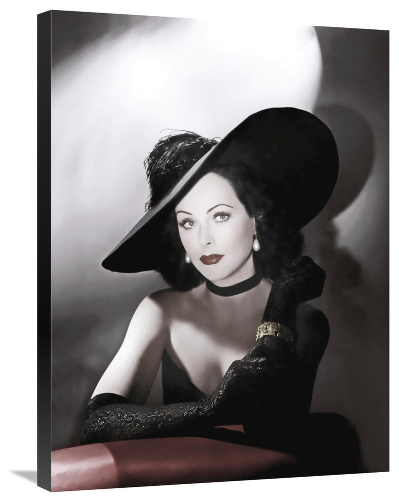 "Hedy Lamarr" Stretched Canvas Giclee by Hollywood Photo Archive, 23"x30"