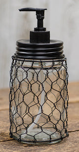 Chicken Wire Soap Dispenser