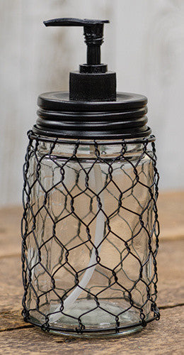 Chicken Wire Soap Dispenser