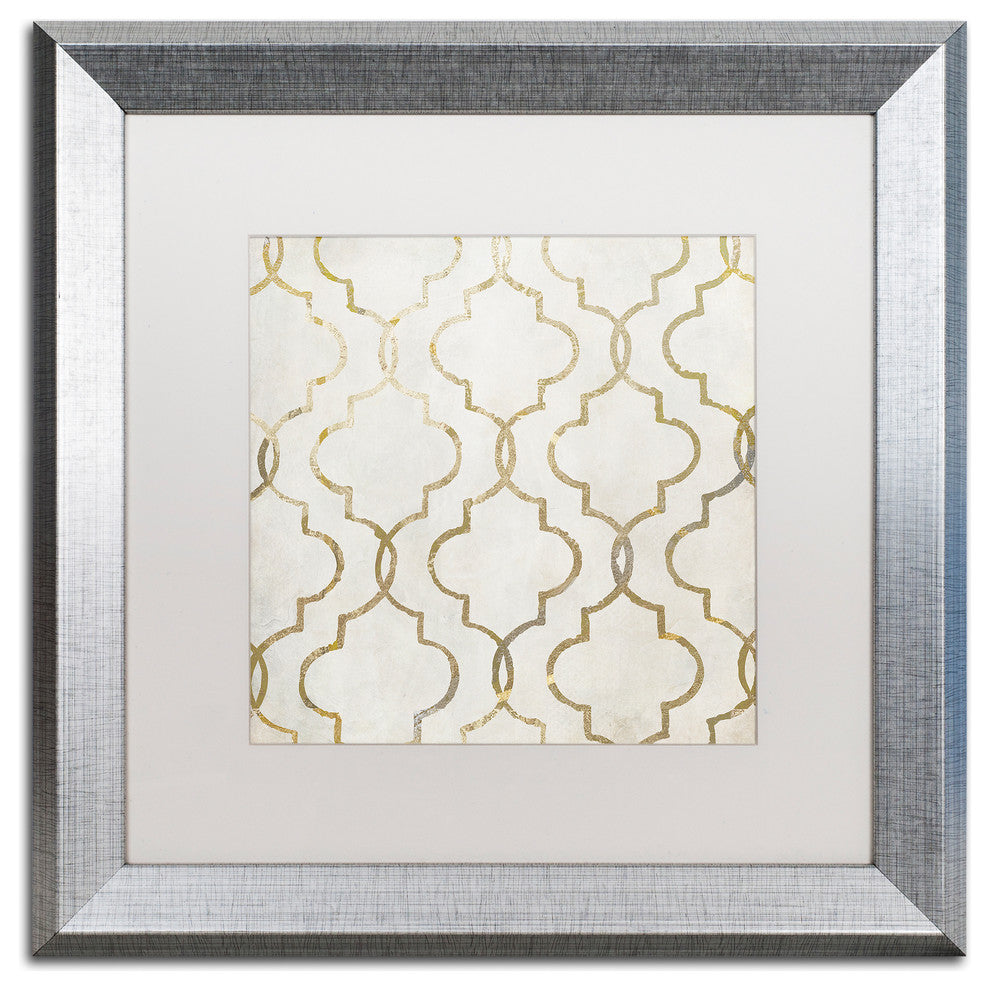 Color Bakery 'Paris Apartment IV', Silver Frame, White Mat, 16x16
