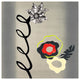 "Open Flowers with Damask Bloom" Digital Paper Print by Joan Elan Davis, 38"x38"
