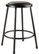 NPS 24" Heavy Duty Vinyl Padded Steel Stool, Black