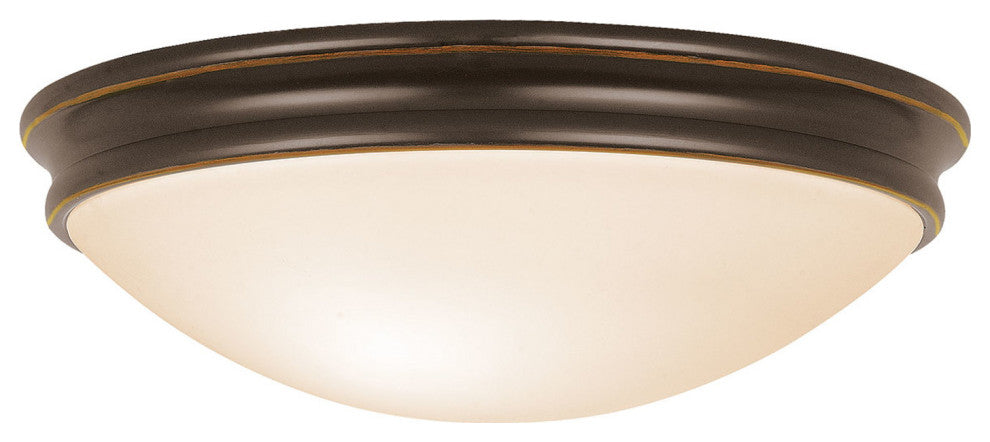 Access Lighting 20726 Atom 3 Light Flush Mount Ceiling Fixture - Oil Rubbed