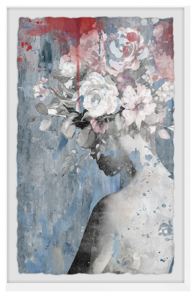 "Be Bold Enough" Framed Painting Print, 30x45