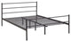 Modway Alina Powder Coated Sturdy Steel Queen Platform Bed Frame in Brown