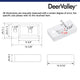 Ceramic Wall Mount Bathroom Sink Small Bathroom White Rectangular Wash Basin
