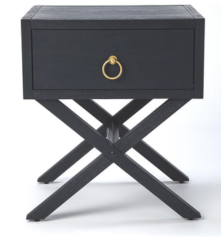 Lark Navy Blue End Table, 5385291