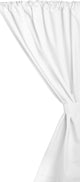 Vinyl Window Curtain in White