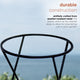 11" Tall Indoor/Outdoor Metal Gazing Globe Display Stand