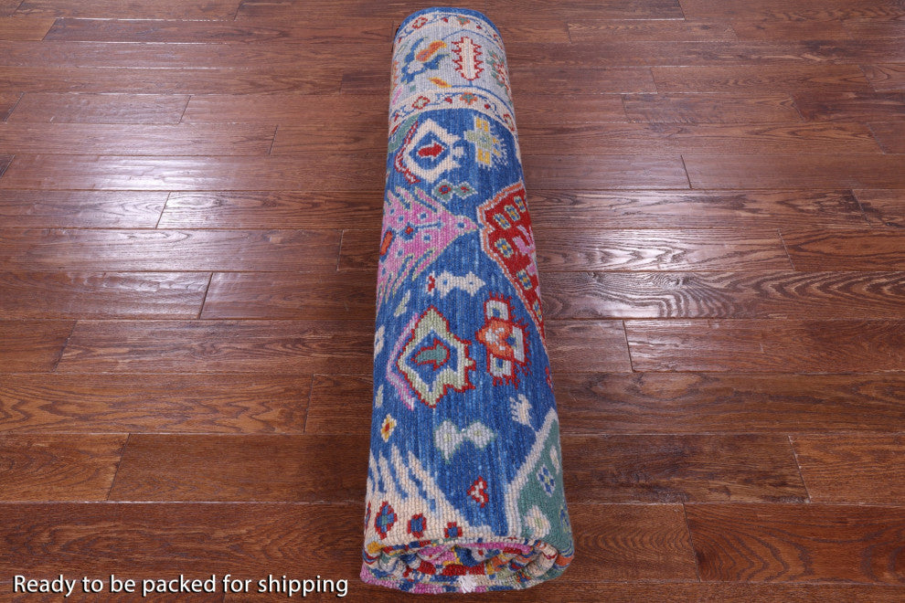 Turkish Oushak Handmade Wool Rug 8' 5" X 9' 9" - Q15855