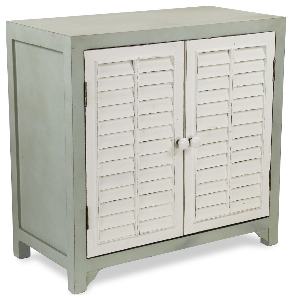 Coastal Shutter Door Cabinet
