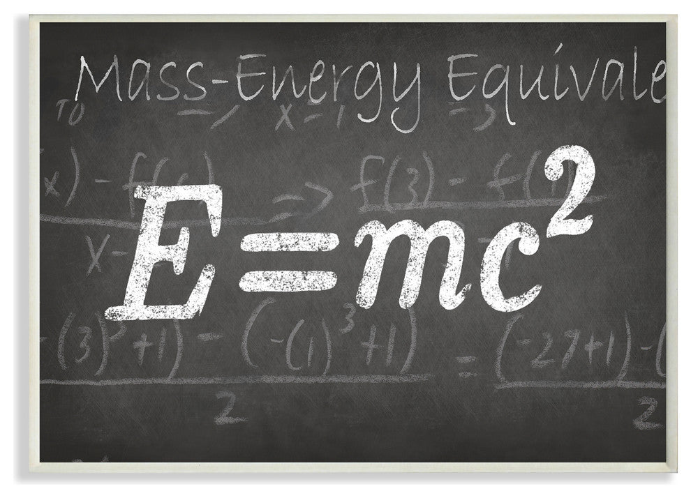 "Mass Energy Equivalent" Wall Plaque Art