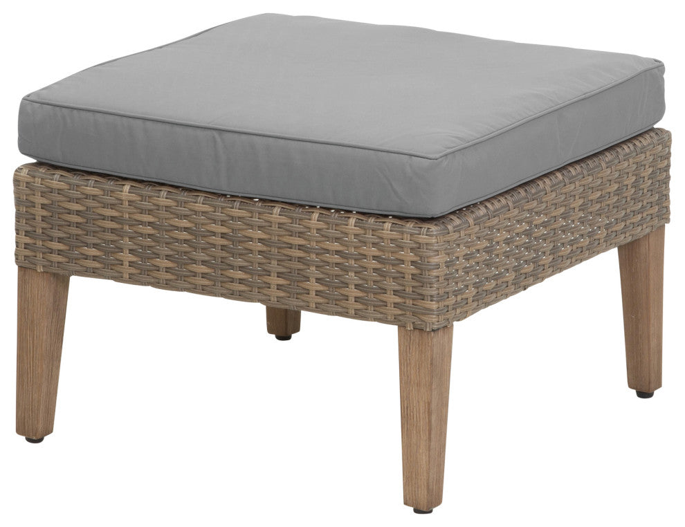 Isla 6-Piece Outdoor Conversation Set With Sofa, Club Chairs, Stone