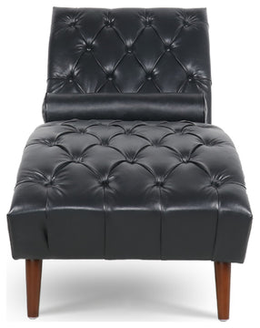TATEUS PU Leather Upholstered Chaise Lounge