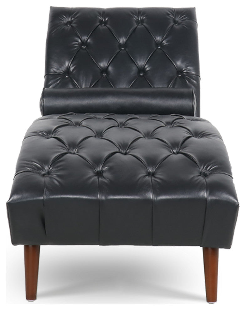 TATEUS PU Leather Upholstered Chaise Lounge